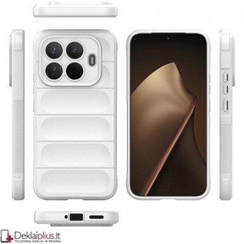 Magic Shield guminis dėklas - baltas (Xiaomi 15T Pro) Magic Shield guminis dėklas - baltas (Xiaomi 15T Pro)